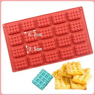 Mașină de fabricat vafele DIY, matriță antiaderență din silicon pentru prăjituri, 100%, pentru ciocolată, de calitate alimentară, accesorii creative de coacere pentru bucătărie, forma pentru vafe.