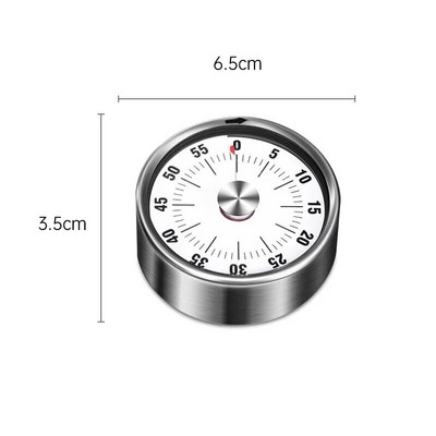 60 minučių vizualinis laikmatis, skirtas vaikams mokytis Šaldytuvo magnetai Virtuvės laikmatis Mechaninis chronometras Žadintuvas Virtuvės gaminimo priedai