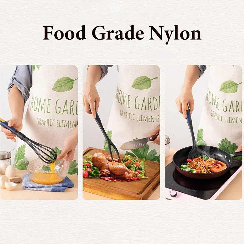 Virtuvės prietaisai Nelipnus puodų rinkinys Karščiui atsparūs virtuvės reikmenys Mentele Šaukštas Pyragai Kepimo Įrankiai Virtuvės reikmenys Priedai