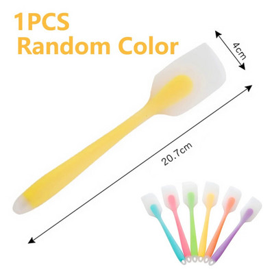 5vnt silikoninių virtuvės reikmenų rinkinys, nepridegantis silikoninis pyragas Mentele kepimo kastuvas šluotelė aliejaus šepetėlis lankstūs virtuvės reikmenų rinkiniai