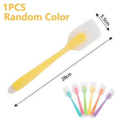 5vnt silikoninių virtuvės reikmenų rinkinys, nepridegantis silikoninis pyragas Mentele kepimo kastuvas šluotelė aliejaus šepetėlis lankstūs virtuvės reikmenų rinkiniai