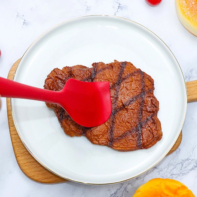 5vnt silikoninių virtuvės reikmenų rinkinys, nepridegantis silikoninis pyragas Mentele kepimo kastuvas šluotelė aliejaus šepetėlis lankstūs virtuvės reikmenų rinkiniai