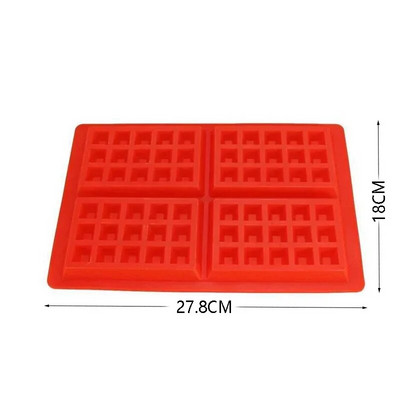 Tapadásmentes szilikon gofrisütők sütőedénykészlet szilikon gofriforma csokoládé gofriforma konyhai süteménysütési kellékek