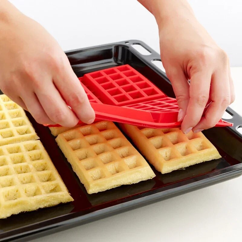 Tapadásmentes szilikon gofrisütők sütőedénykészlet szilikon gofriforma csokoládé gofriforma konyhai süteménysütési kellékek