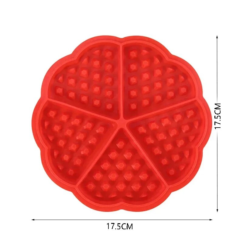 Tapadásmentes szilikon gofrisütők sütőedénykészlet szilikon gofriforma csokoládé gofriforma konyhai süteménysütési kellékek