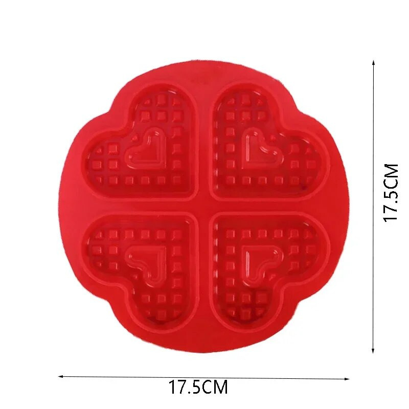 Tapadásmentes szilikon gofrisütők sütőedénykészlet szilikon gofriforma csokoládé gofriforma konyhai süteménysütési kellékek