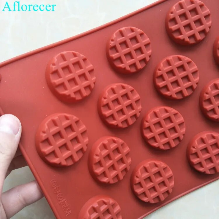 Vafliniai Sausainiai Silikoninė Žvakių Forma "Pasidaryk pats" Gipso Gipso Amatai Formelės Sausainiai Šokoladinis Muilas Silikoninės Formos žvakių Dervai