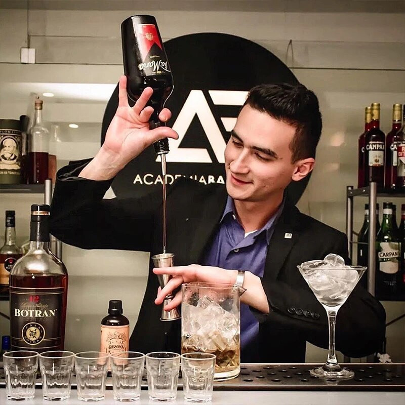 Kokteilių baras „Jigger“ nerūdijančio plieno japoniško dizaino „Jgger Double Spirit“ matavimo puodelis skirtas namų barui vakarėlio baro priedų baro įrankis