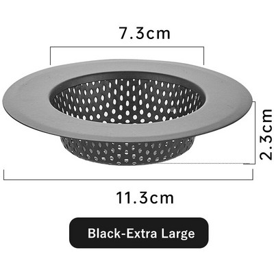 1vnt nerūdijančio plieno kriauklės filtras gaudyklė vonia plaukų gaudyklė kamštis virtuvės maisto šlako tinklelis metalinis grindų nutekėjimas su rankena