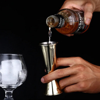 Коктейл бар Jigger от неръждаема стомана Японски дизайн Двойна чаша за спиртни напитки за домашно парти Аксесоари Клуб Измерване