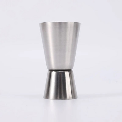 Nerūdijančio plieno matavimo puodeliai 15/30 25/50 20/40 30/60 ml Baro vakarėlio vyno kokteilių plaktuvas Dual Shot Jigger skystiems gėrimams pasidaryk pats įrankis