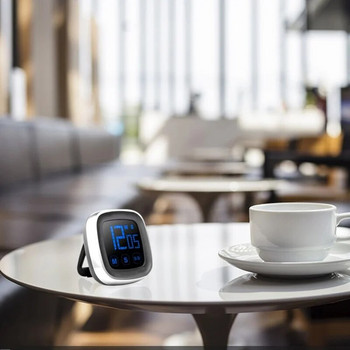 Οθόνη αφής Κουζίνα Ψηφιακό Pomodoro Timer Temporizador Χρονόμετρο Ξυπνητήρι Μαγνητικό Kookwekker Gadgets Cucina