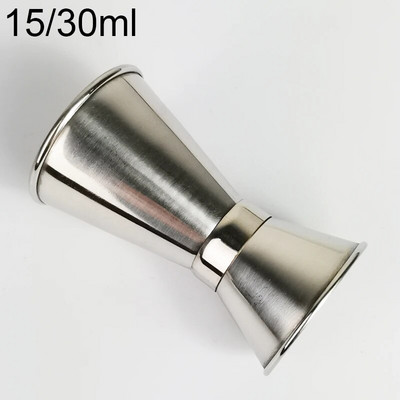 15/30ml 25/50ml Jigger cu capăt dublu, ceașcă măsurată în 4 culori, băutură de cocktail, shaker de vin, accesorii pentru bar din inox