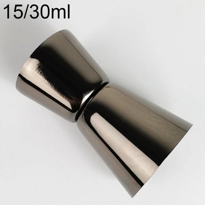 15/30ml 25/50ml Jigger cu capăt dublu, ceașcă măsurată în 4 culori, băutură de cocktail, shaker de vin, accesorii pentru bar din inox