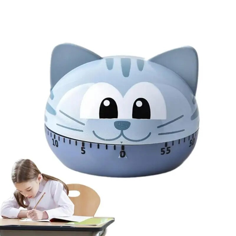 Juokingas laikmatis Kūrybinis mielas gyvūnas Mechaninis laikmatis 60 minučių Virtuvė Maisto gaminimas Vaikas - Studijos - Namų laikmatis Naujųjų metų dovana vaikui