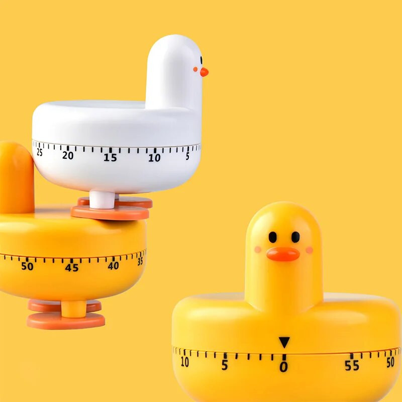 Virtuvės laikmatis Mielas atgalinės atskaitos žadintuvas Ančiukas Vaiko mokymosi laikmatis Mechaninis laikmatis Virtuvės virimo įrankiai Laikmačio programėlė