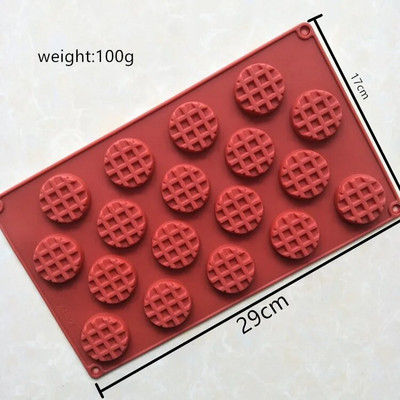 Vafliniai Sausainiai Silikoninė Žvakių Forma „Pasidaryk pats“ Gipso Gipso Amatai Sausainiai Šokoladinis Muilas Silicis s Dervai