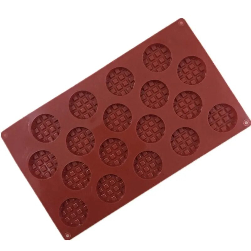 Vafliniai Sausainiai Silikoninė Žvakių Forma „Pasidaryk pats“ Gipso Gipso Amatai Sausainiai Šokoladinis Muilas Silicis s Dervai