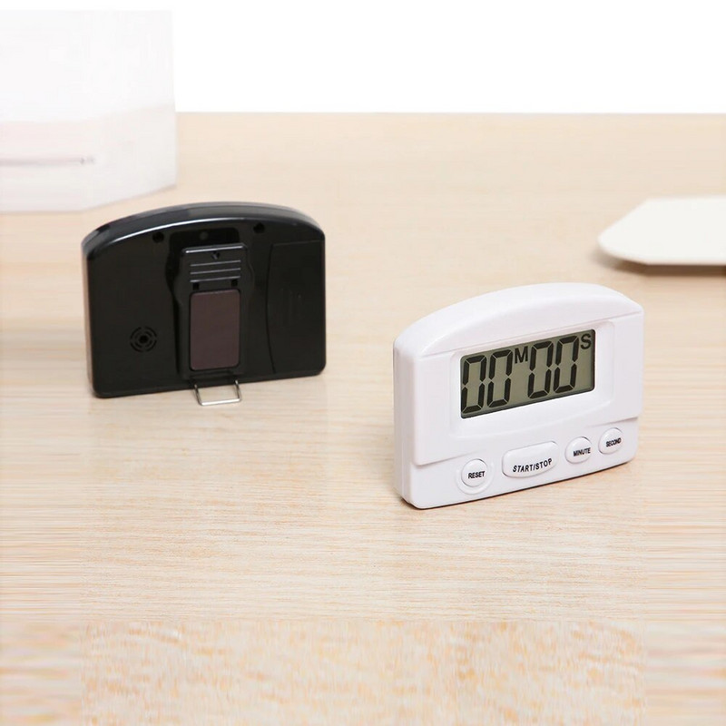 1 db konyhai sütési időzítő digitális kijelző emlékeztető diák hordozható nagy képernyős időkezelő konyhai sütőeszköz