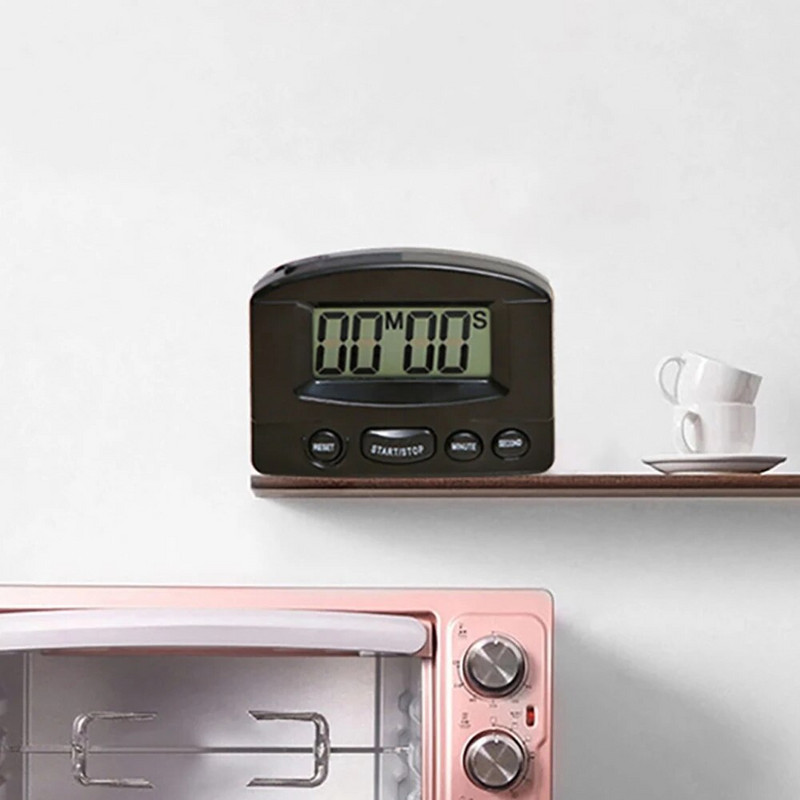 1 db konyhai sütési időzítő digitális kijelző emlékeztető diák hordozható nagy képernyős időkezelő konyhai sütőeszköz
