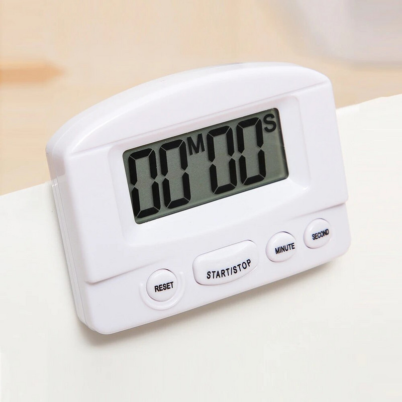 1 db konyhai sütési időzítő digitális kijelző emlékeztető diák hordozható nagy képernyős időkezelő konyhai sütőeszköz