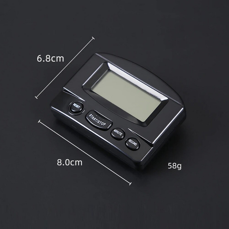 1 db konyhai sütési időzítő digitális kijelző emlékeztető diák hordozható nagy képernyős időkezelő konyhai sütőeszköz