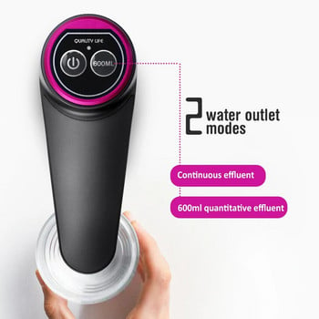Преносим автоматичен диспенсер за вода Електрическа водна помпа Бутон за управление USB зарядно устройство за напитки за кухня Офис на открито