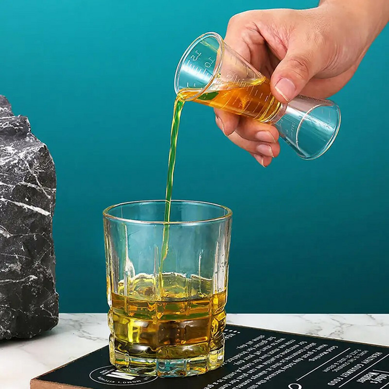 10/20 ml arba 20/40 ml kokteilių plaktuvas gėrimų matavimo puodelis mišraus gėrimo virtuvės priedai Baro puodukas Barmeno įrankiai Barmeno įrankiai
