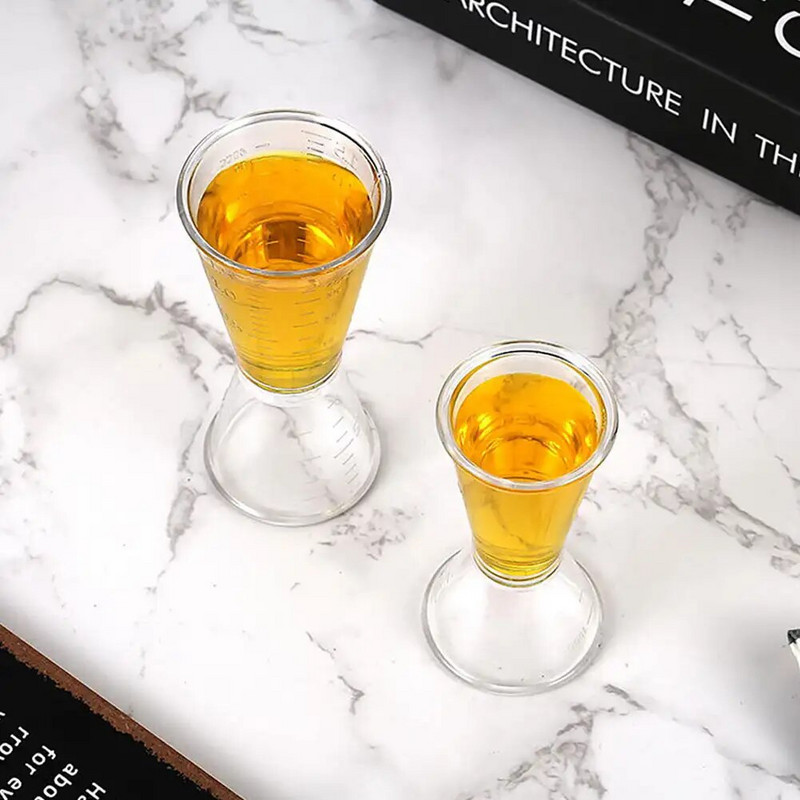 10/20 ml arba 20/40 ml kokteilių plaktuvas gėrimų matavimo puodelis mišraus gėrimo virtuvės priedai Baro puodukas Barmeno įrankiai Barmeno įrankiai