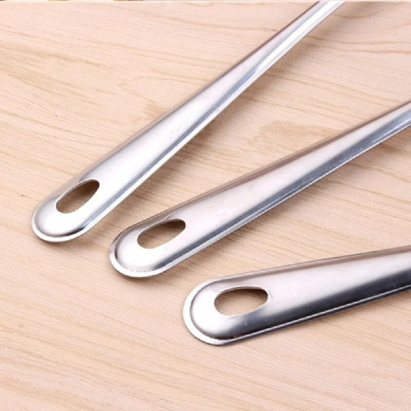 Szűrő olaj Skimmer Serpenyő Kevesebb olajos kanál Olajszűrő rozsdamentes acél forró edényben Kanál szűrőkanál Konyhai tartozékok