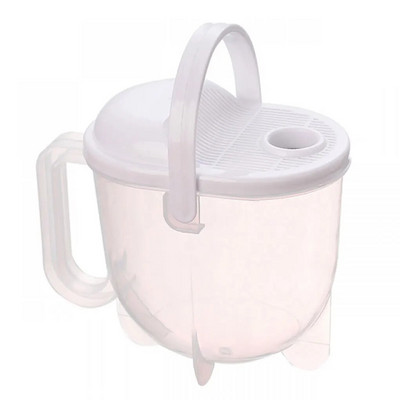 Mosó rizsgép fogantyús műanyag szűrővel Szójababmosó szita Kényelmes multifunkcionális konyhai kellékekhez