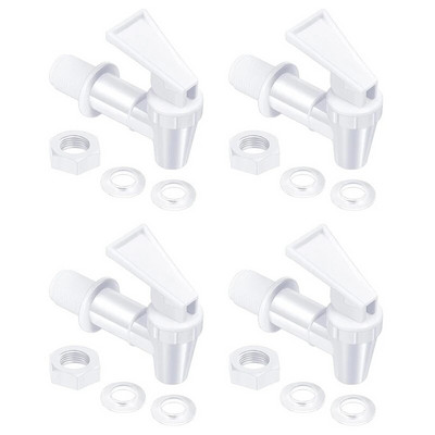 4 daļas rezerves dzesētāja jaucējkrāns, ūdens pudeles krūze, dozatora krāna komplekts, atkārtoti lietojams uzgalis ūdens dzērienu dozators