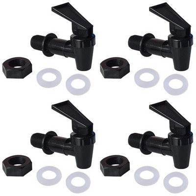 4 daļas rezerves dzesētāja jaucējkrāns, ūdens pudeles krūze, dozatora krāna komplekts, atkārtoti lietojams uzgalis ūdens dzērienu dozators