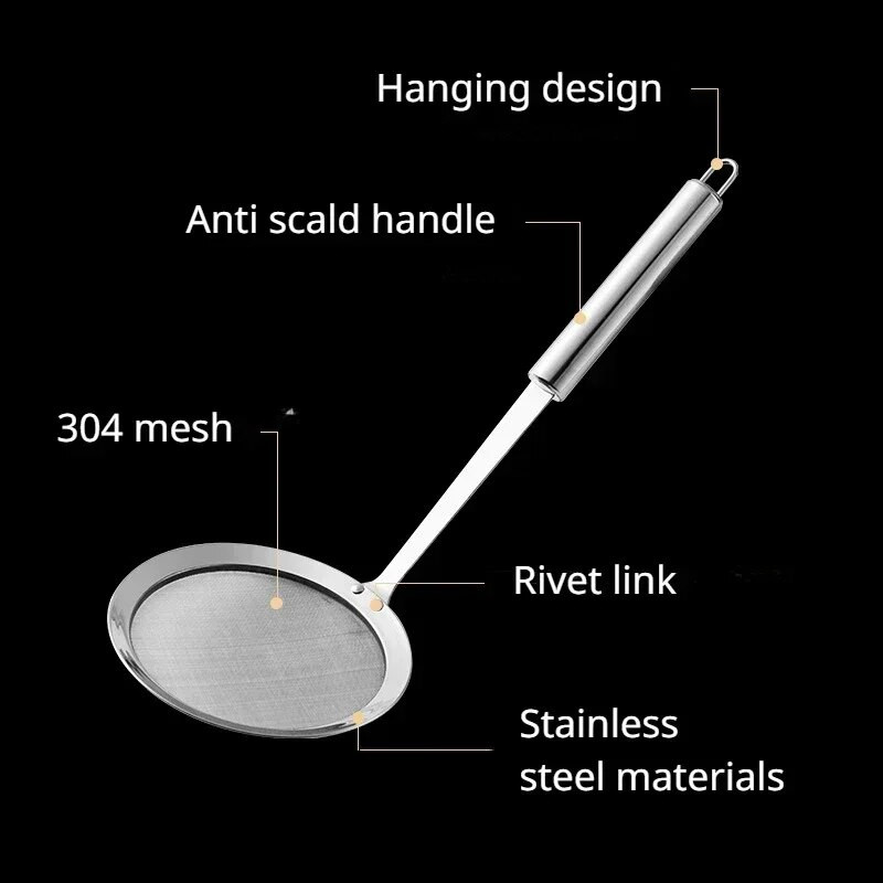 304 Nerūdijančio plieno sietelis Daržovių maisto filtras Sultys Kavos filtravimo įrankiai Virtuvės priedai Buitiniai filtrų kiaurasamčiai