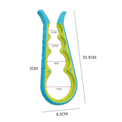 LMETJMA üvegnyitó gyenge kezekhez 5 az 1-ben többfunkciós konzervnyitó sörnyitó készlet csúszásmentes szilikon fogantyúval JT175