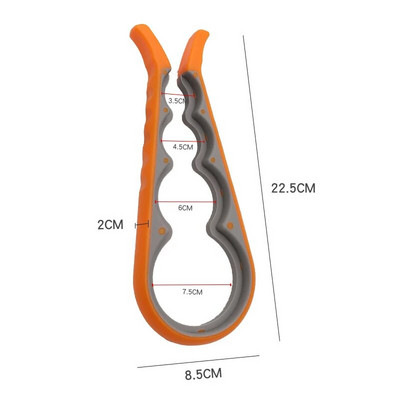 LMETJMA üvegnyitó gyenge kezekhez 5 az 1-ben többfunkciós konzervnyitó sörnyitó készlet csúszásmentes szilikon fogantyúval JT175