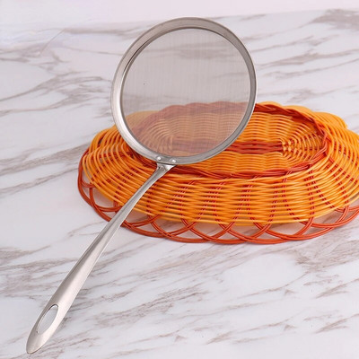Virtuvės filtras Nerūdijantis plienas Smulkaus tinklelio vielos skimeris sietelis Keptas maistas Tinklas Prietaisai Šaukštas Sietas Kiaurasamčiai Tepalai Įrankiai Cocina