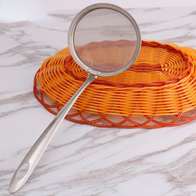 Virtuvės filtras Nerūdijantis plienas Smulkaus tinklelio vielos skimeris sietelis Keptas maistas Tinklas Prietaisai Šaukštas Sietas Kiaurasamčiai Tepalai Įrankiai Cocina