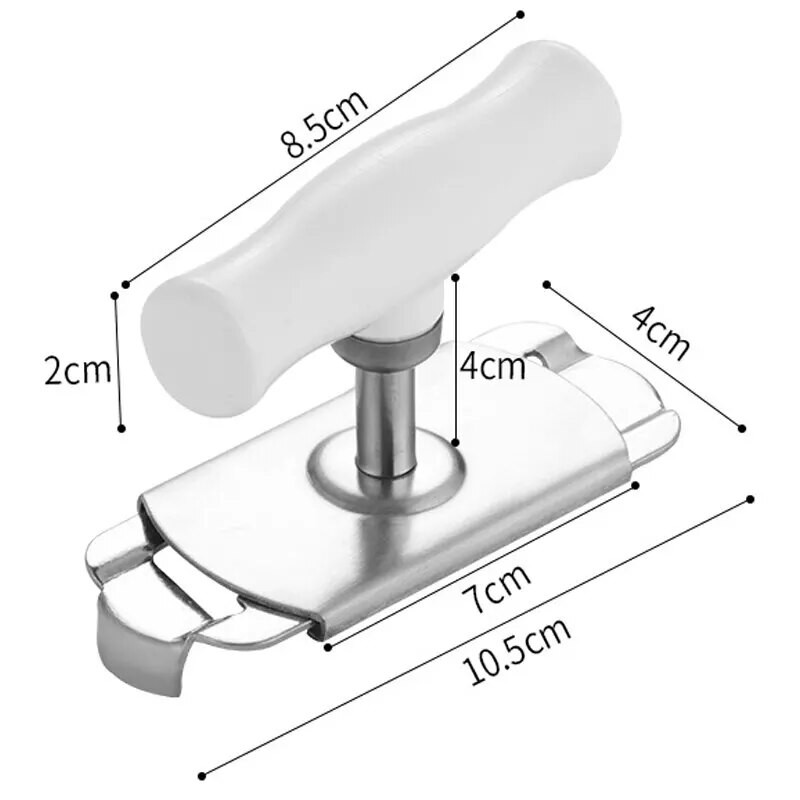 Nerūdijančio plieno skardinių atidarytuvas, taupantis darbą, atsukamas dangtis Daugiafunkcis atidarytuvas namuose Reguliuojamas besisukantis butelių atidarytuvas Virtuvės įrankiai