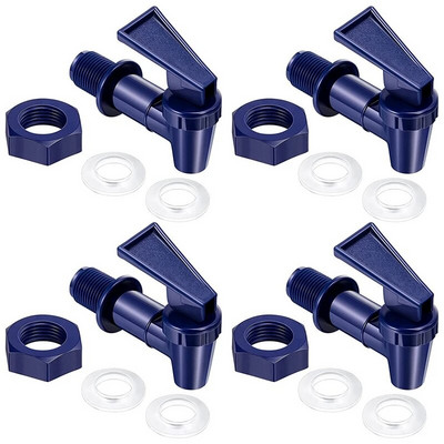 4 bucăți de schimb pentru răcitor robinet ulcior pentru sticlă de apă, set de robinet dozator, dozator reutilizabil pentru băuturi cu apă