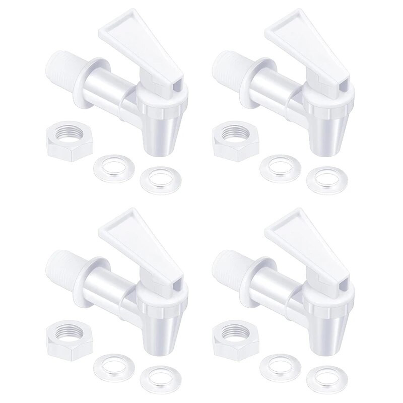 4 bucăți de schimb pentru răcitor robinet ulcior pentru sticlă de apă, set de robinet dozator, dozator reutilizabil pentru băuturi cu apă