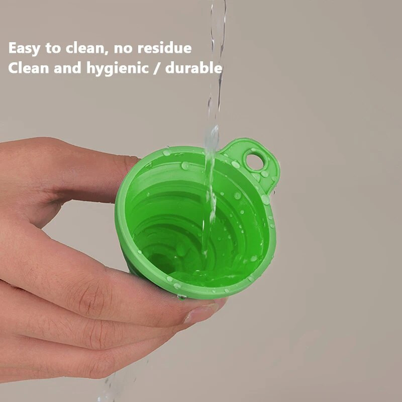 3 dydžių silikoniniai sulankstomi piltuvėliai virtuvės nešiojamas universalus piltuvas Skysčio užpildymo perpylimo automatinis variklio alyvos benzino keitimo piltuvas