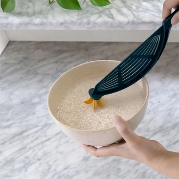 Στραγγιστή ρυζιού κουζίνας πλύσιμο αναδευόμενου κόσκινο οικιακής χρήσης πλαστικό πλυντήριο ρυζιού Noodle Fruit Cleaner Πολυλειτουργικό σουρωτήρι Εργαλεία