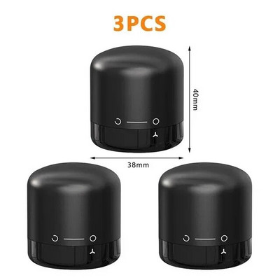 1/2/3 vnt. Vakuuminis raudonojo vyno šampano butelio kamštis Užsandarintas butelio dangtelio kamštis, nepralaidus, nepraleidžiantis šviežumo vyno butelio kamštis