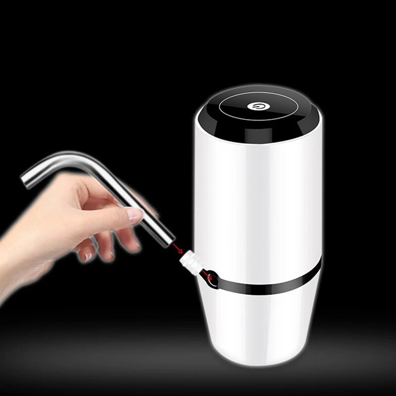 Pompă electrică de apă Pompă de sticlă de apă Încărcare USB portabilă Pompă automată de distribuire a apei potabile pentru galoane