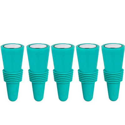 Silikono vyno butelių kamštelių rinkinys nepralaidus alaus šampano kamštelis Closer viskio priedai Vyno kamštienos kamščiai dangteliai virtuvės barai įrankiai