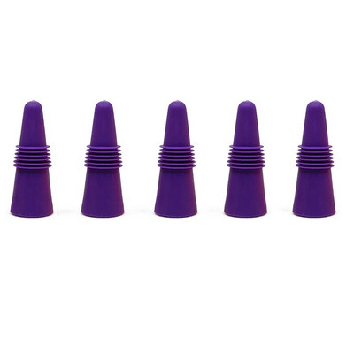 Silikono vyno butelių kamštelių rinkinys nepralaidus alaus šampano kamštelis Closer viskio priedai Vyno kamštienos kamščiai dangteliai virtuvės barai įrankiai