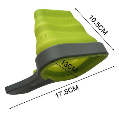 Инструменти за паста Сгъваем силиконов гевгир Цедки Кухненска цедка Мрежа за спагети Кошница за готварска печка Гевгир Кухненски инструменти за печене