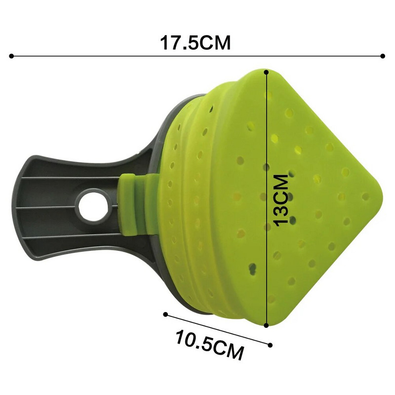 Инструменти за паста Сгъваем силиконов гевгир Цедки Кухненска цедка Мрежа за спагети Кошница за готварска печка Гевгир Кухненски инструменти за печене