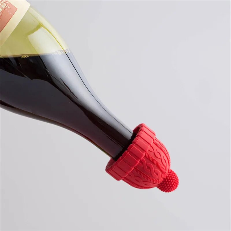 Daugkartinio naudojimo silikoninė skrybėlė vyno kamšteliai šampano alaus butelių kamšteliai gėrimų nepralaidūs sandarikliai kamštelis virtuvės baro priedai